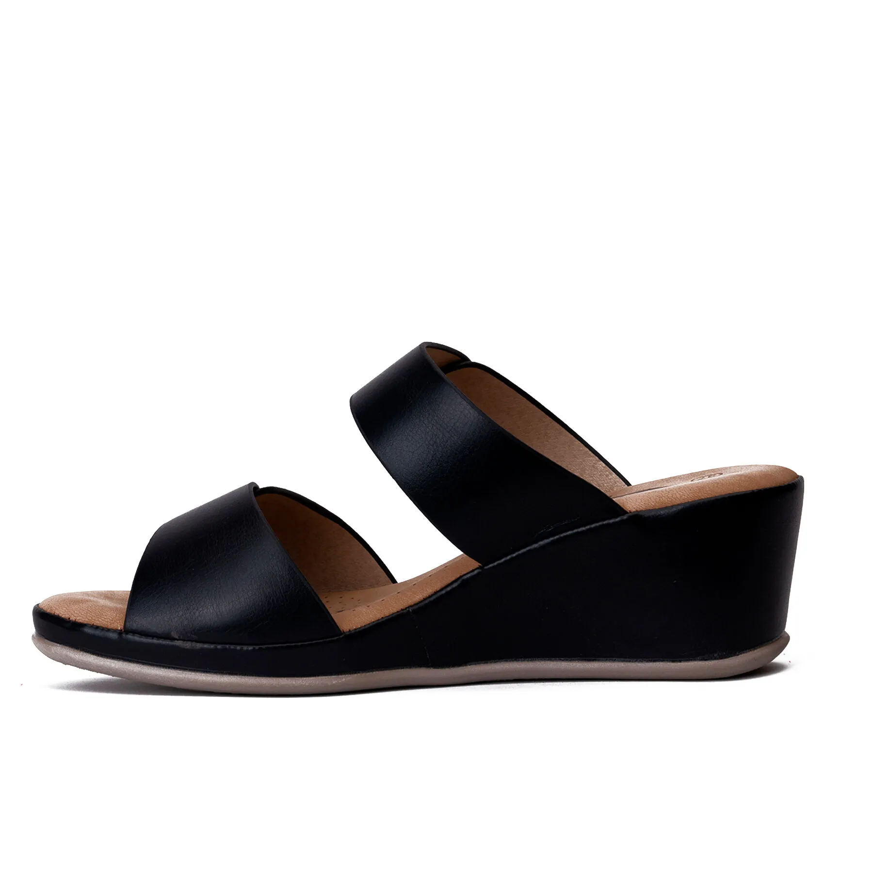 Sandalia Mujer Negro Argus Chinitown