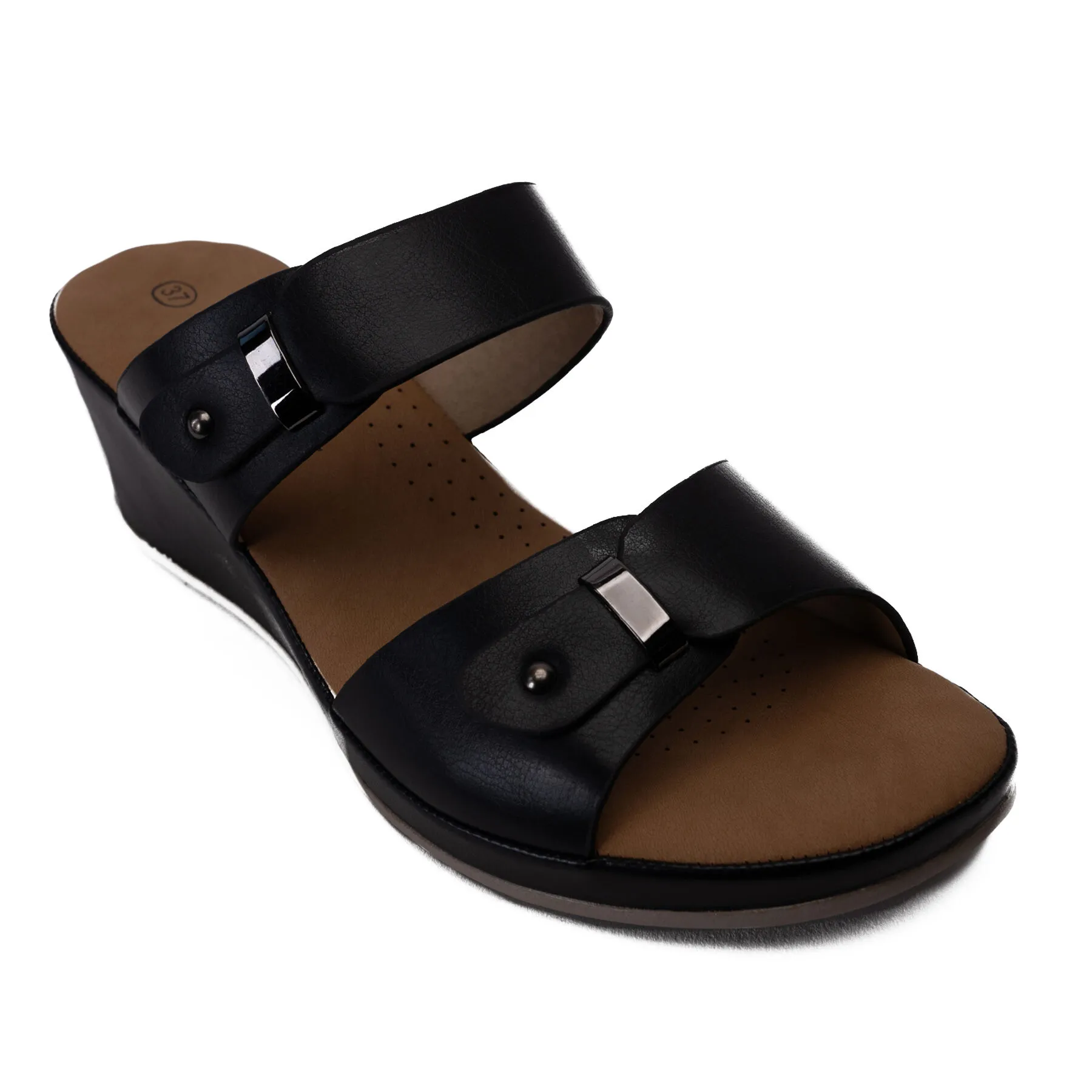Sandalia Mujer Negro Argus Chinitown