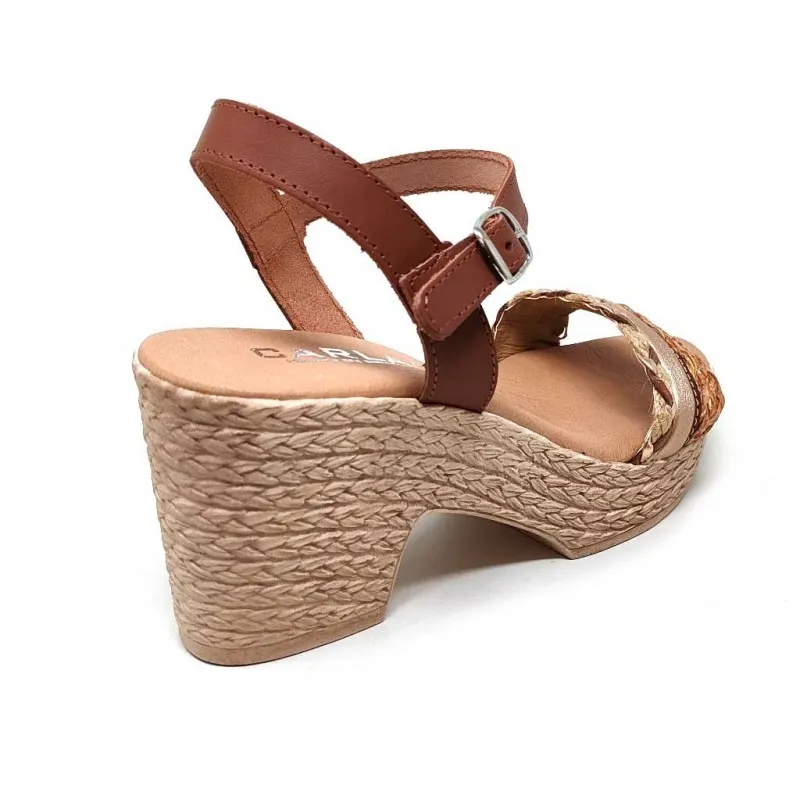 SANDALIA MUJER PIEL CARLA 8706
