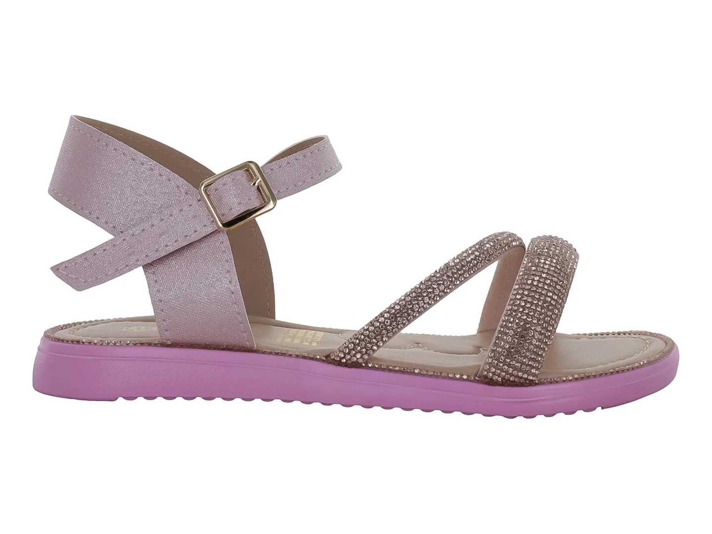 Sandalias Acuarelas Salma Rosa Para Niña