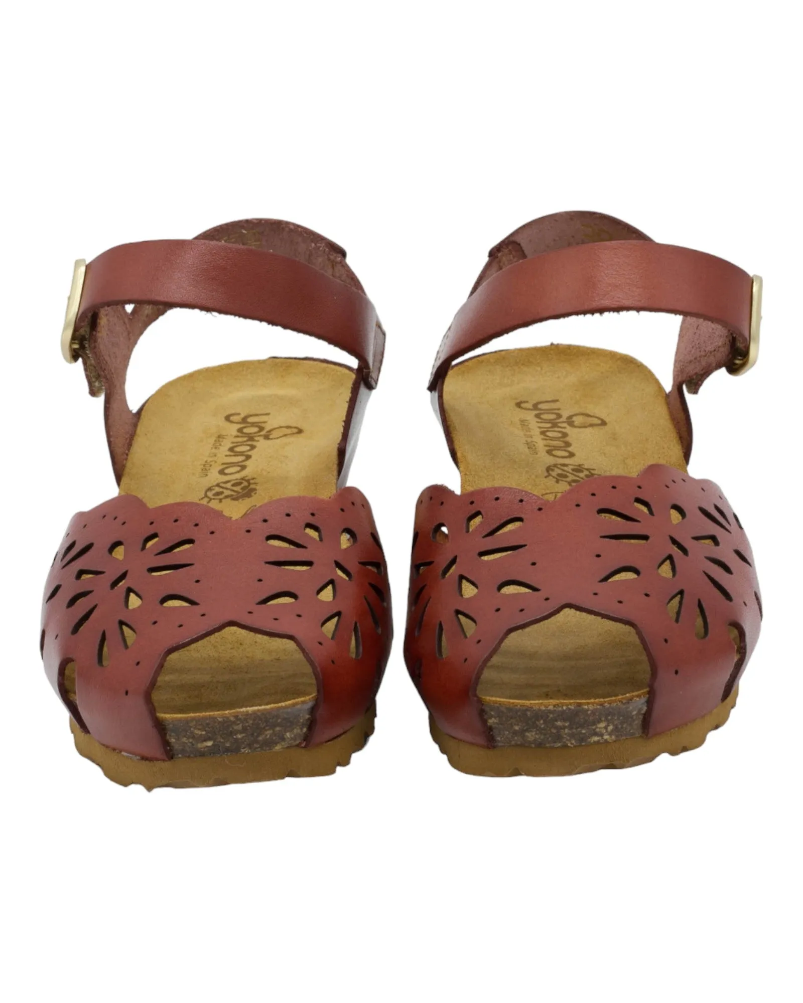 SANDALIAS DE MUJER YOKONO MONACO047 EN CUERO