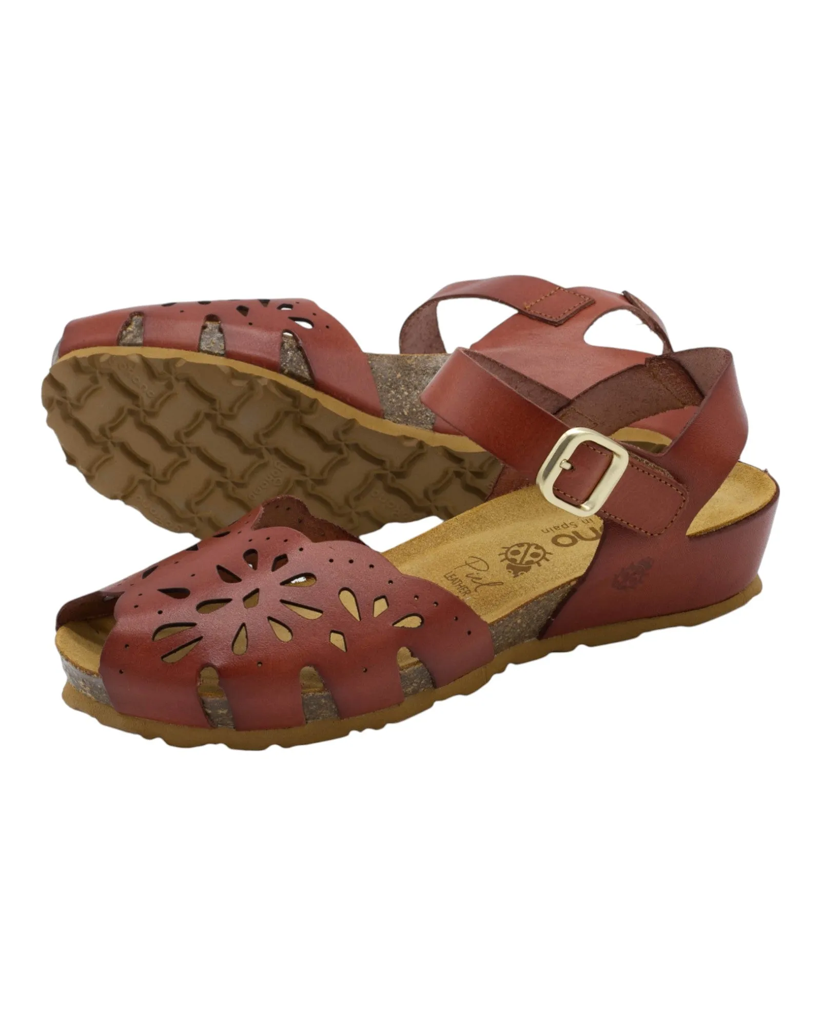 SANDALIAS DE MUJER YOKONO MONACO047 EN CUERO
