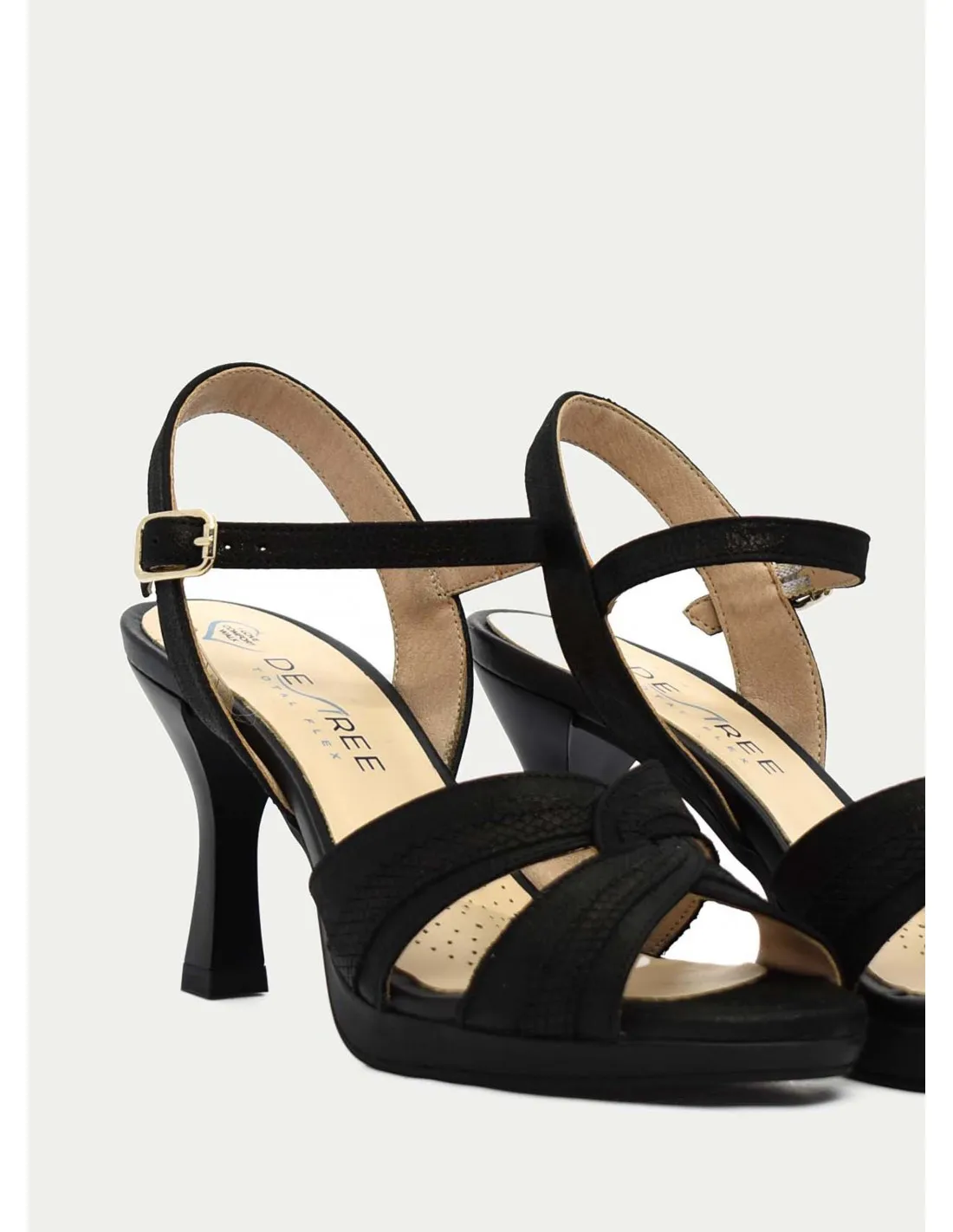 SANDALIAS DESIREE ALBI4 NEGRO 