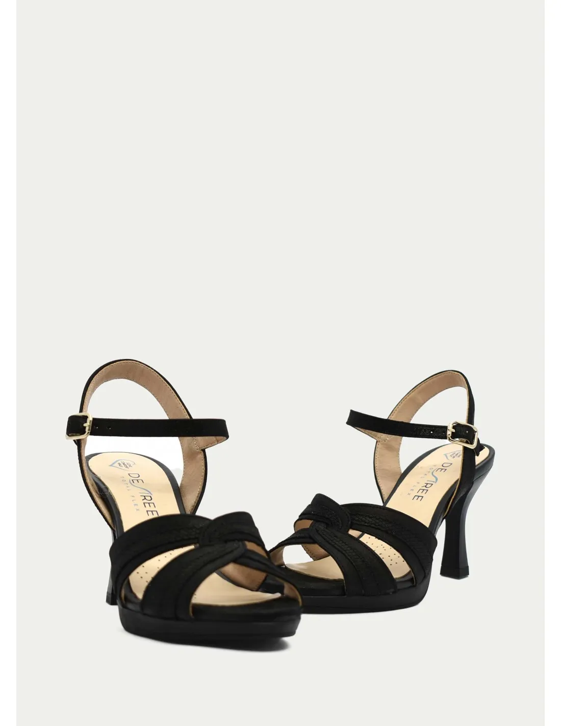 SANDALIAS DESIREE ALBI4 NEGRO 