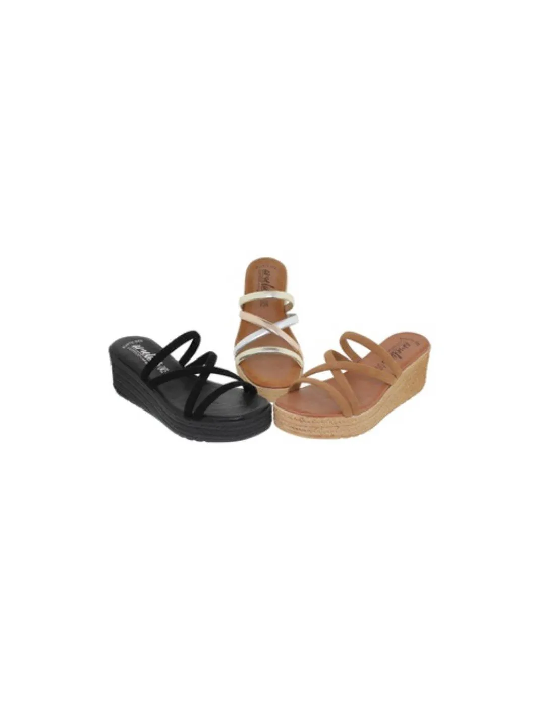 Sandalias plataforma mujer
