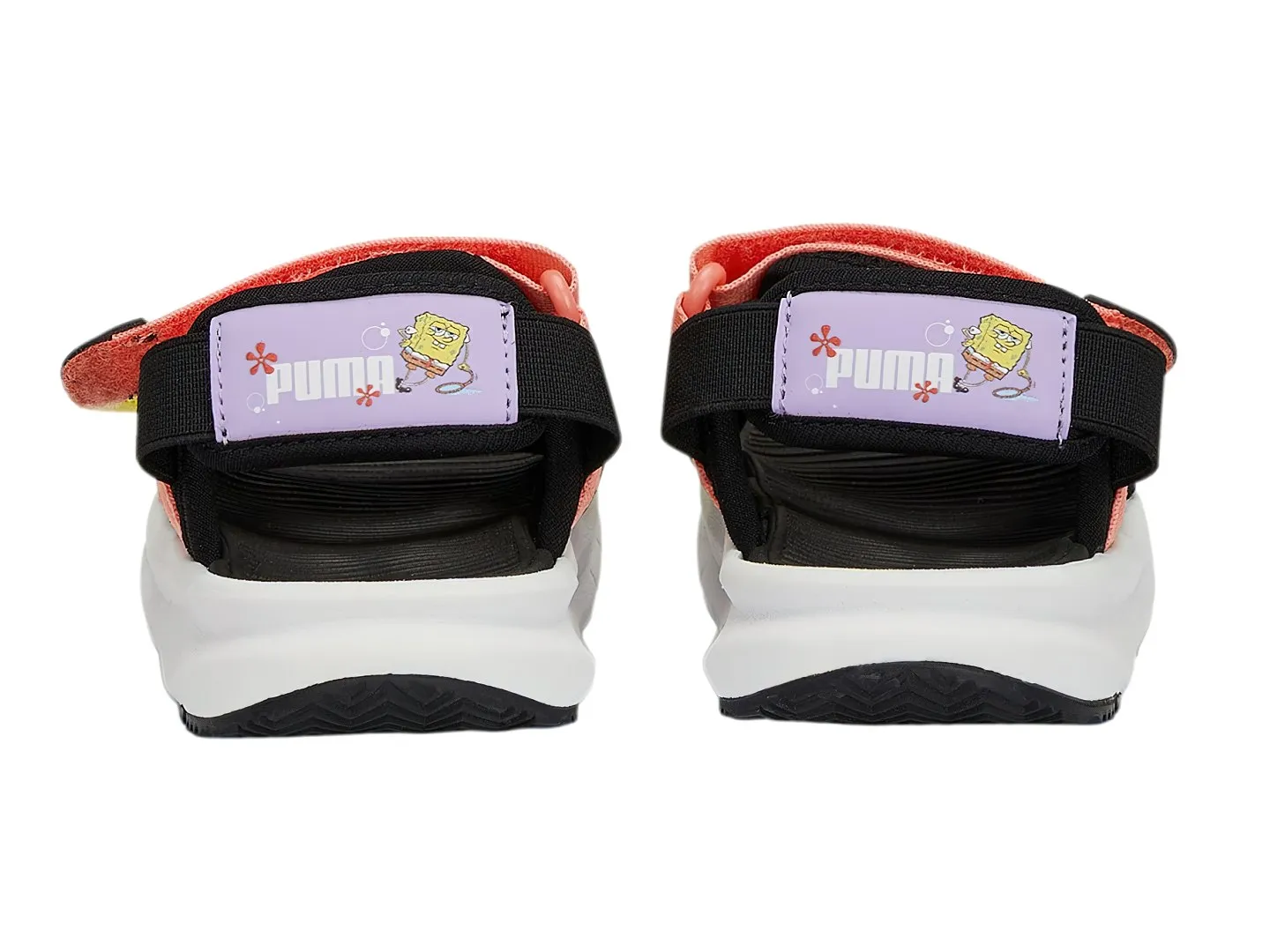 Sandalias Puma Spongebob Negro Para Niño