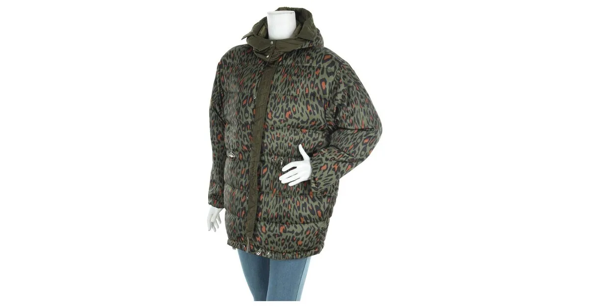 Sandro Chaquetas Multicolor Estampado de leopardo 