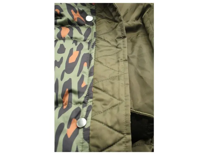 Sandro Chaquetas Multicolor Estampado de leopardo 