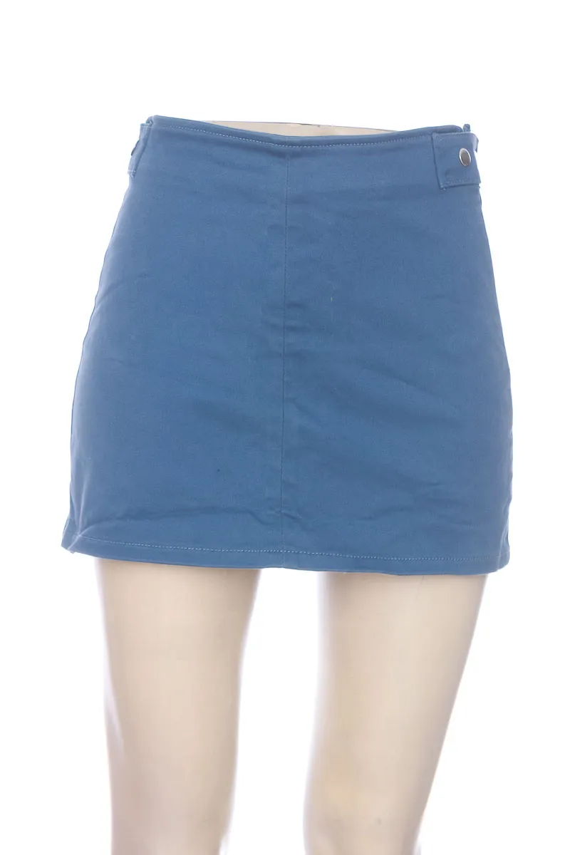 SHORT COLOR AZUL  ZARA