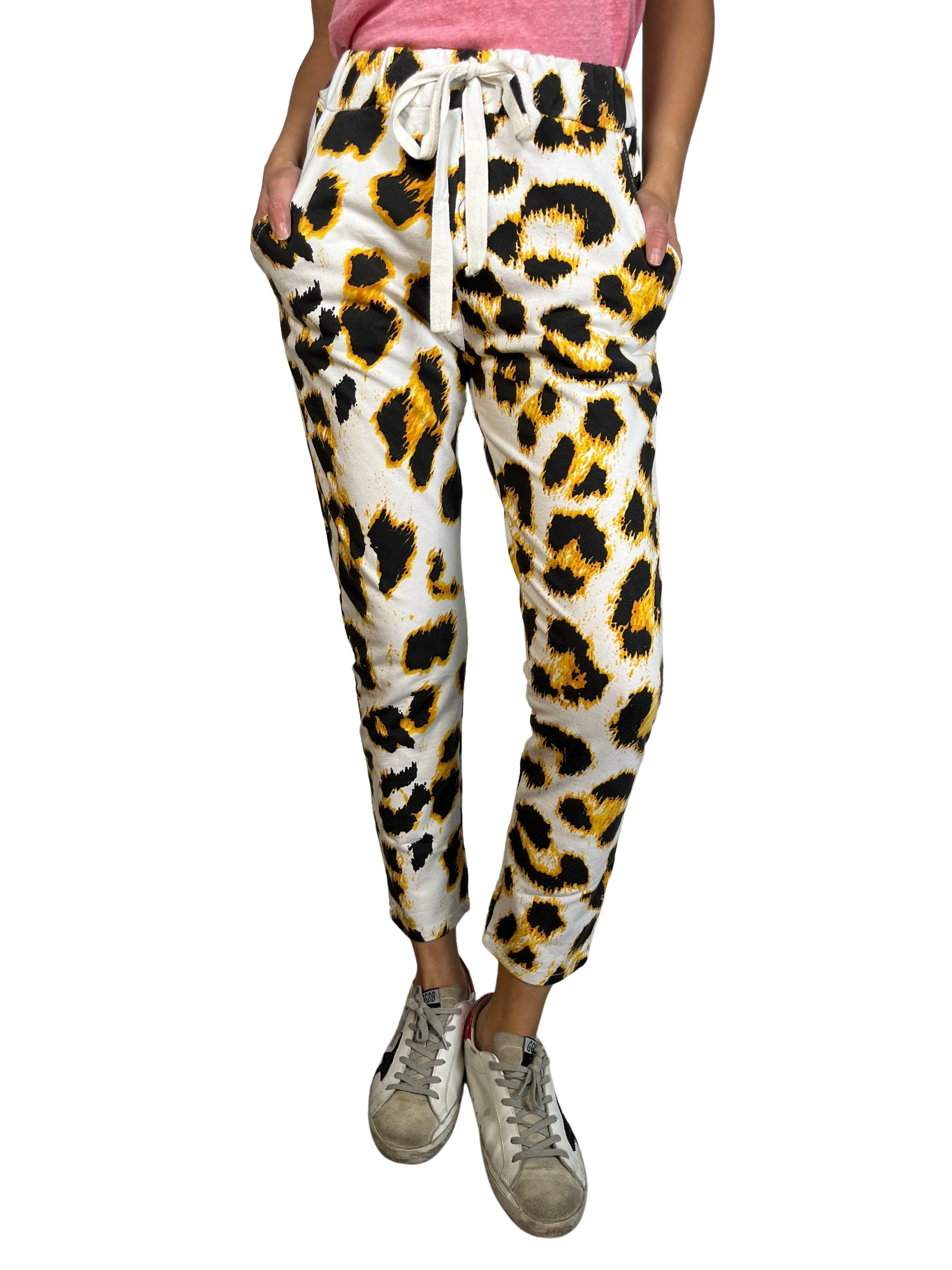 SIN MARCA Pantalón Buzo Animal Print