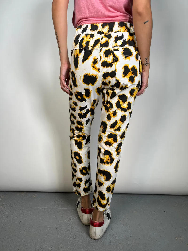 SIN MARCA Pantalón Buzo Animal Print