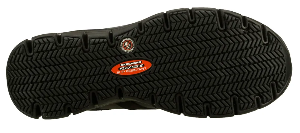 SKECHERS DEPORTIVO ANTIDESLIZANTE, EH, CON PUNTERA DE ALEACIÝN, NEGRO/AZUL DE MUJER SKECHERS WORK SYNERGYSANDLOT