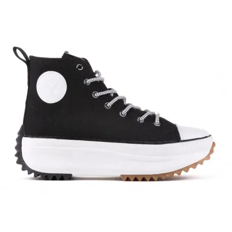 Sneaker Mujer Botín Mia Negro Plantilla Confort. Yumas