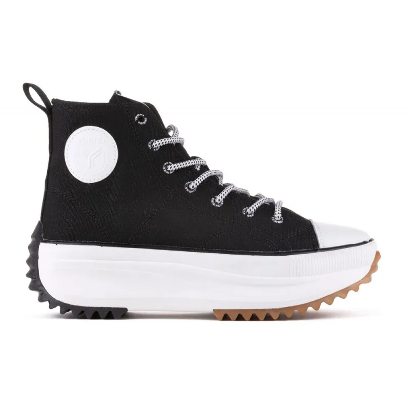 Sneaker Mujer Botín Mia Negro Plantilla Confort. Yumas