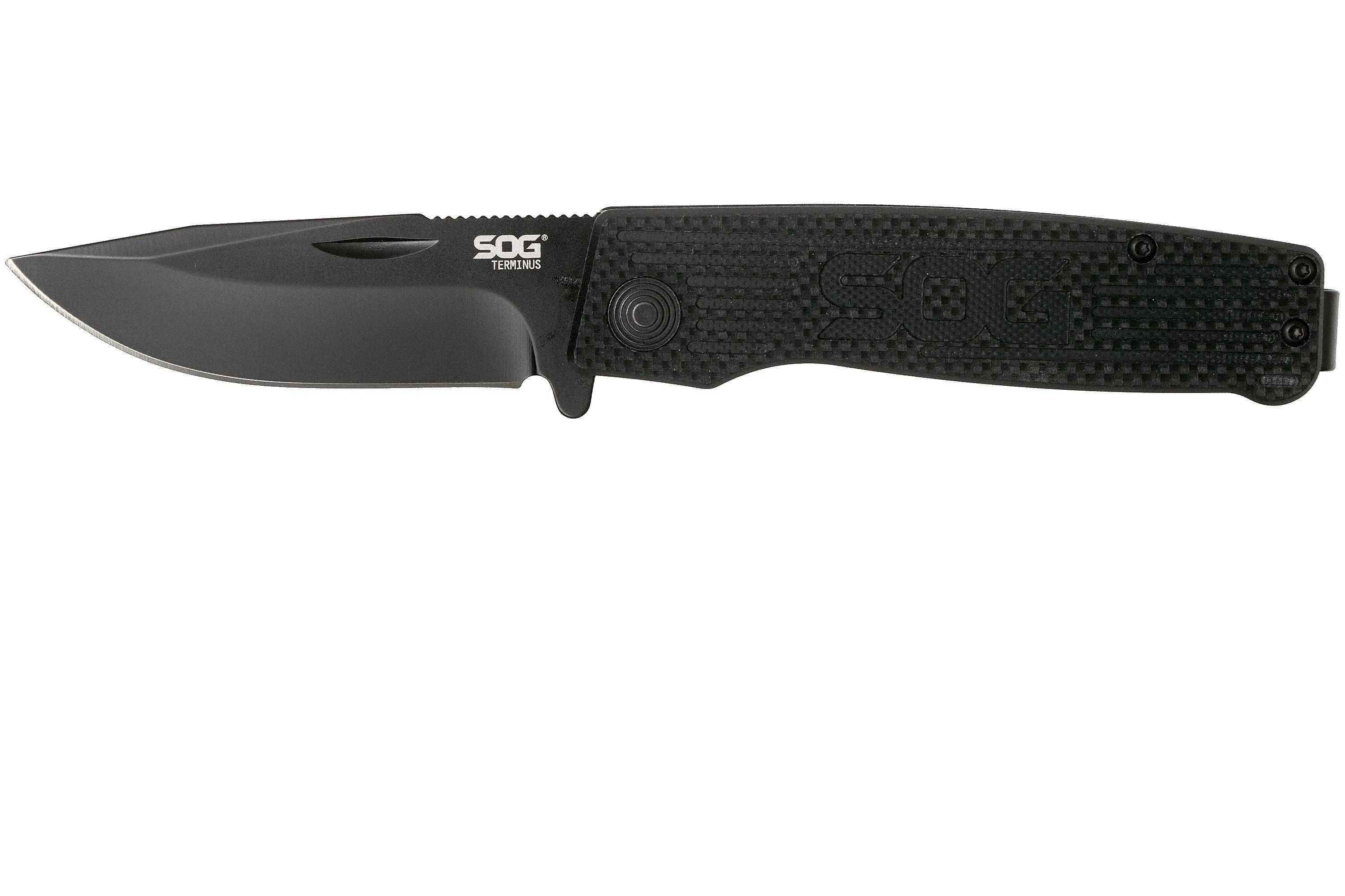 SOG TERMINUS BLACK TM1002BX NAVAJA SLIPJOINT