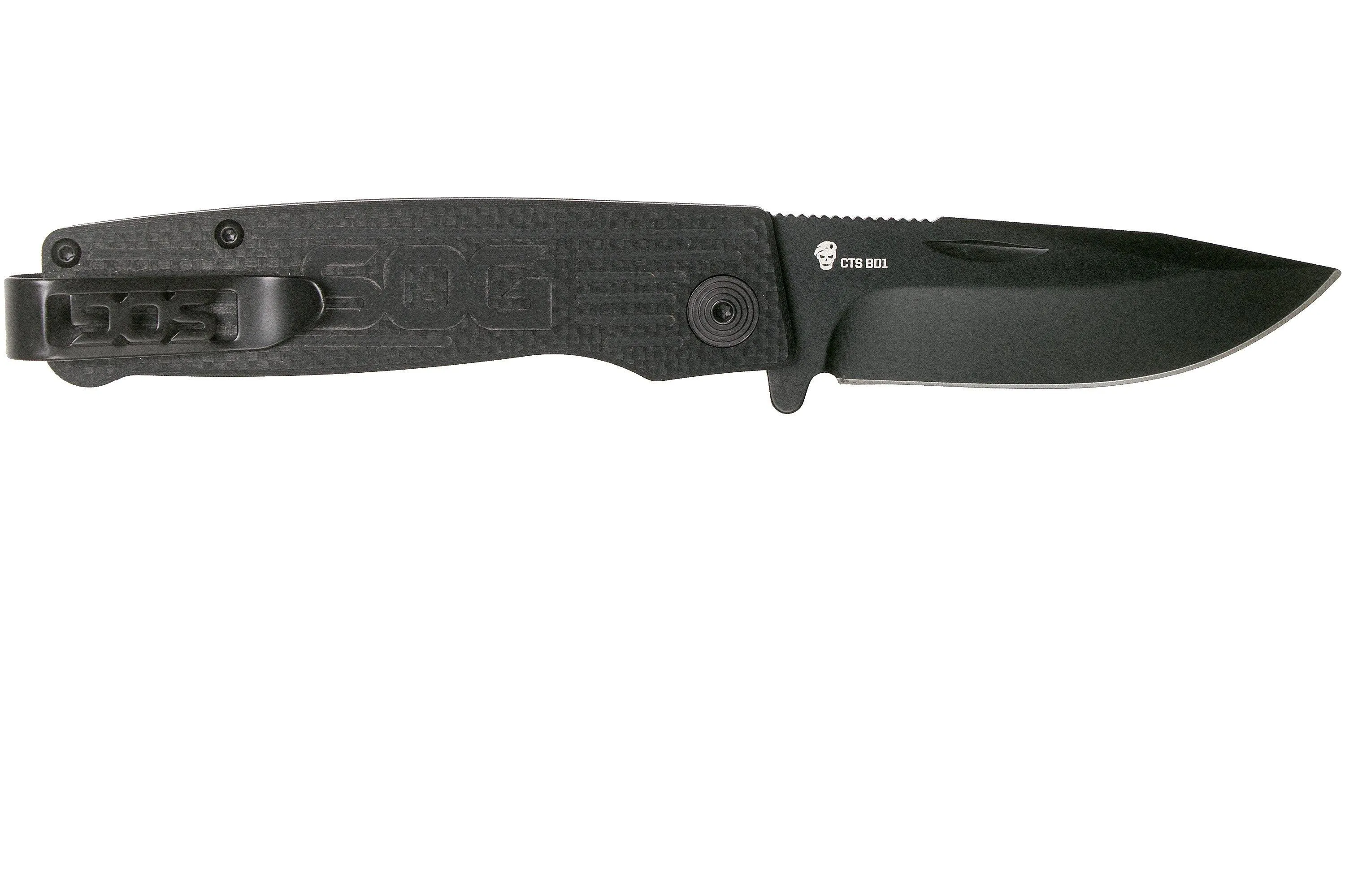 SOG TERMINUS BLACK TM1002BX NAVAJA SLIPJOINT