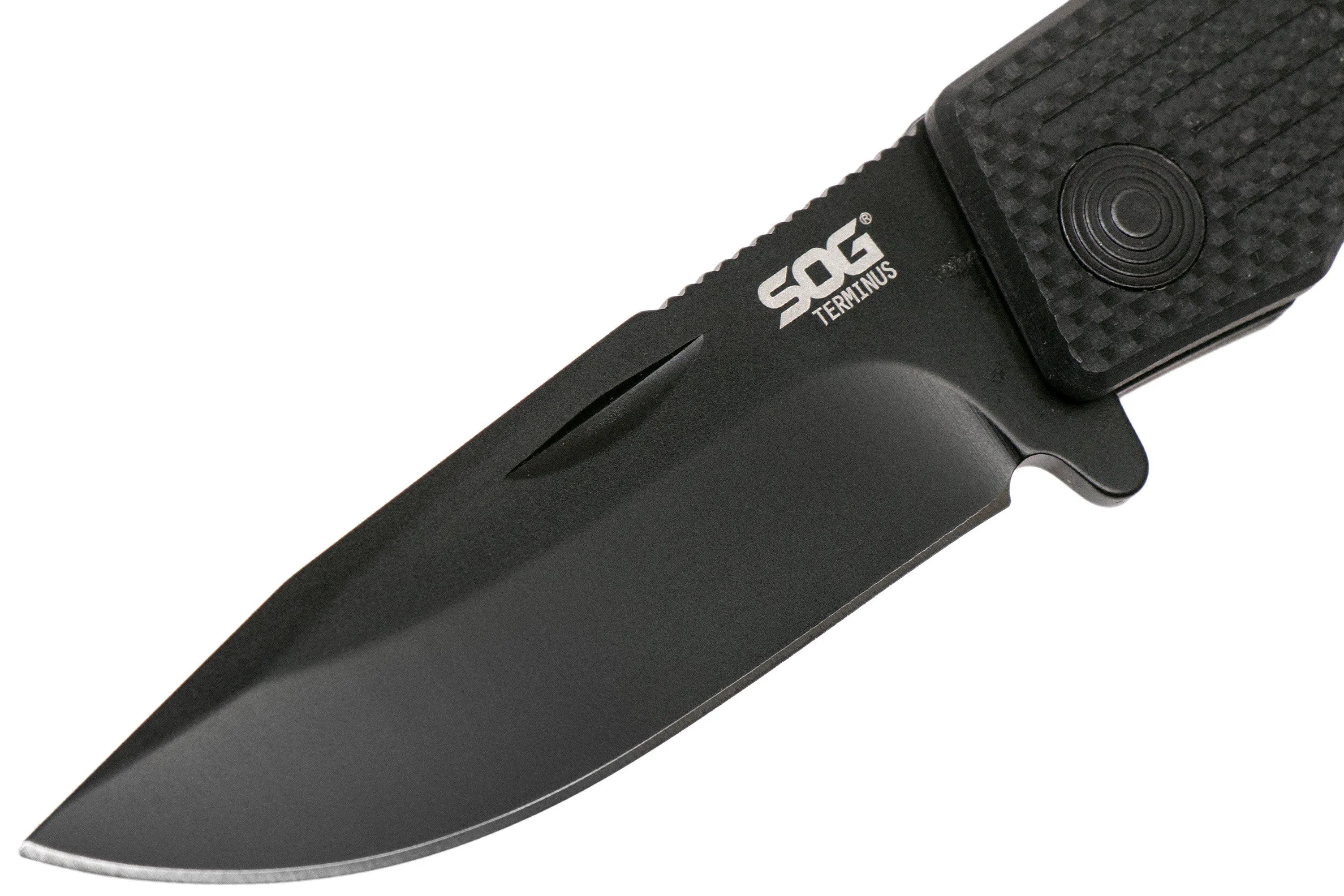 SOG TERMINUS BLACK TM1002BX NAVAJA SLIPJOINT