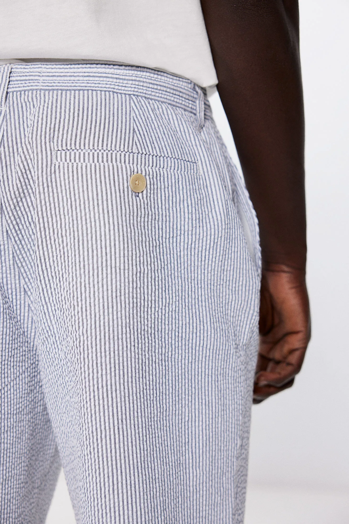 Springfield Bermuda efecto arrugado relax fit
