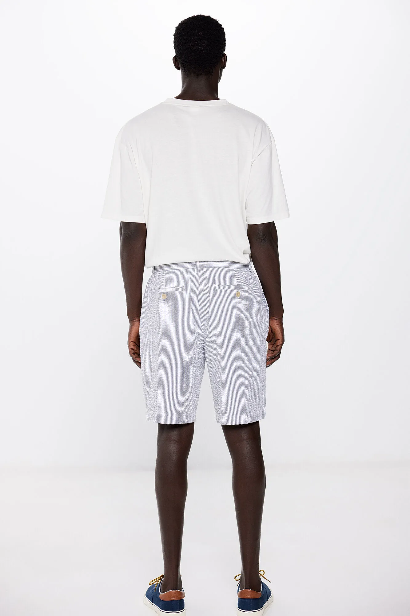 Springfield Bermuda efecto arrugado relax fit