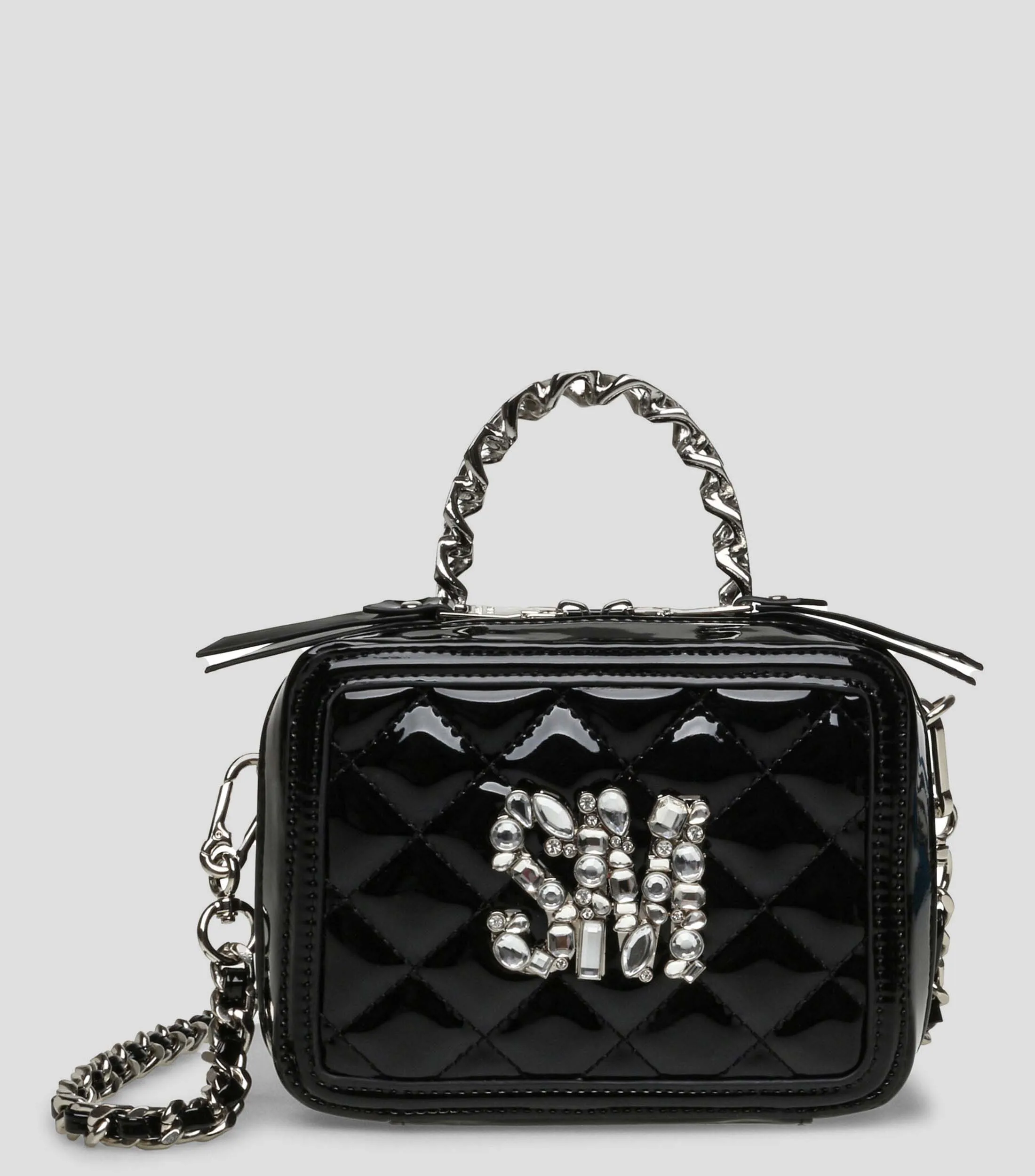 Steve Madden Bolso crossbody negro Bloving capitonado Mujer