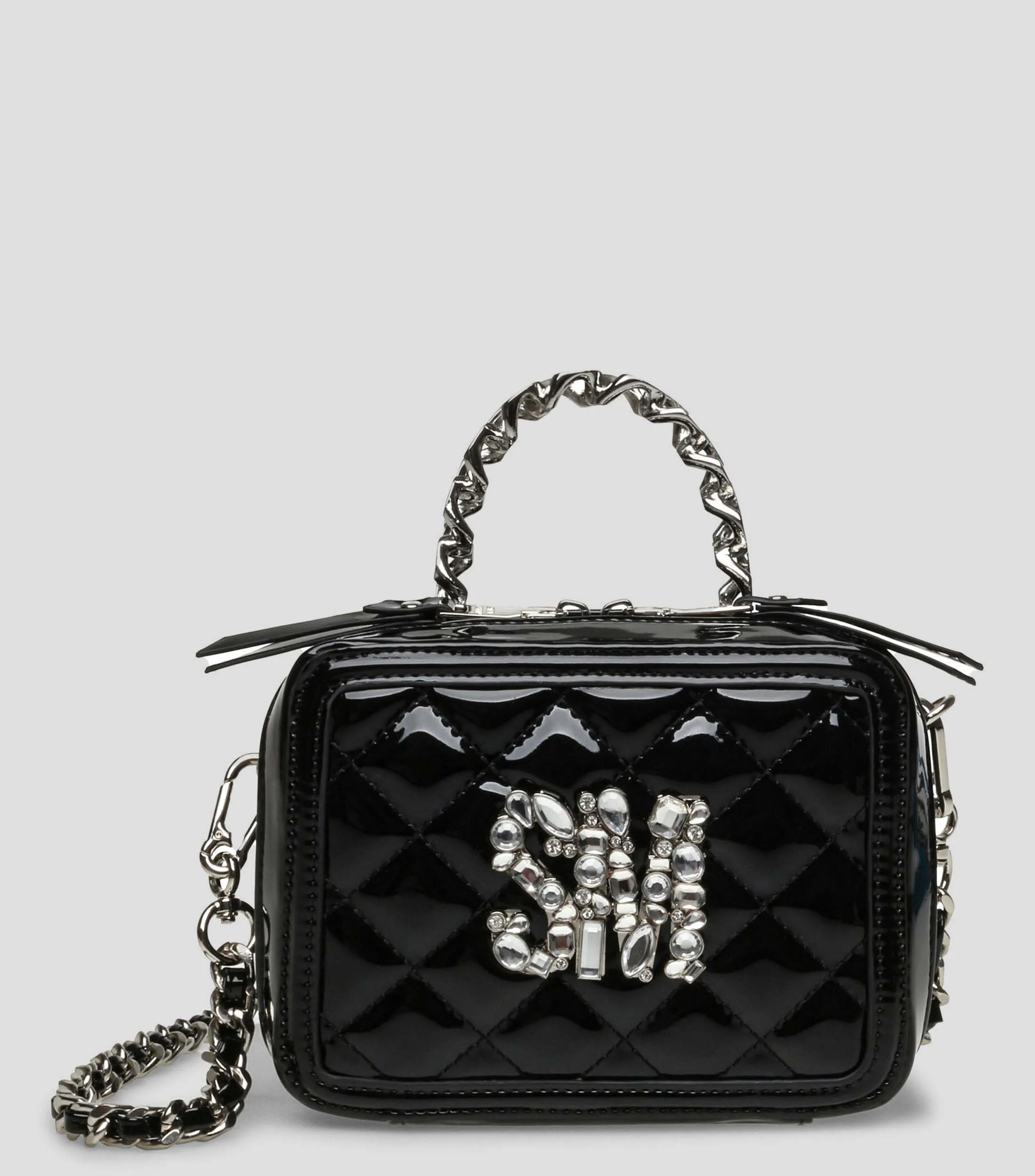Steve Madden Bolso crossbody negro Bloving capitonado Mujer