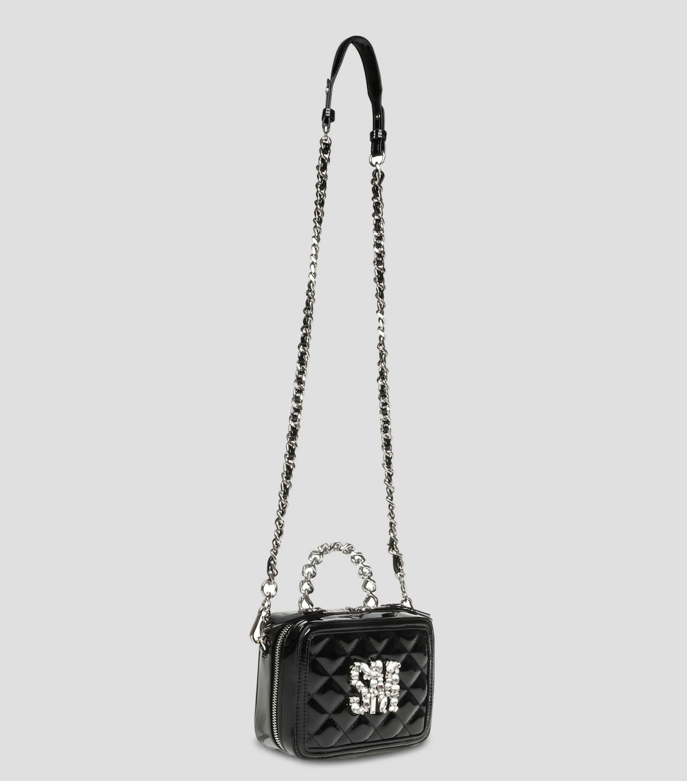 Steve Madden Bolso crossbody negro Bloving capitonado Mujer