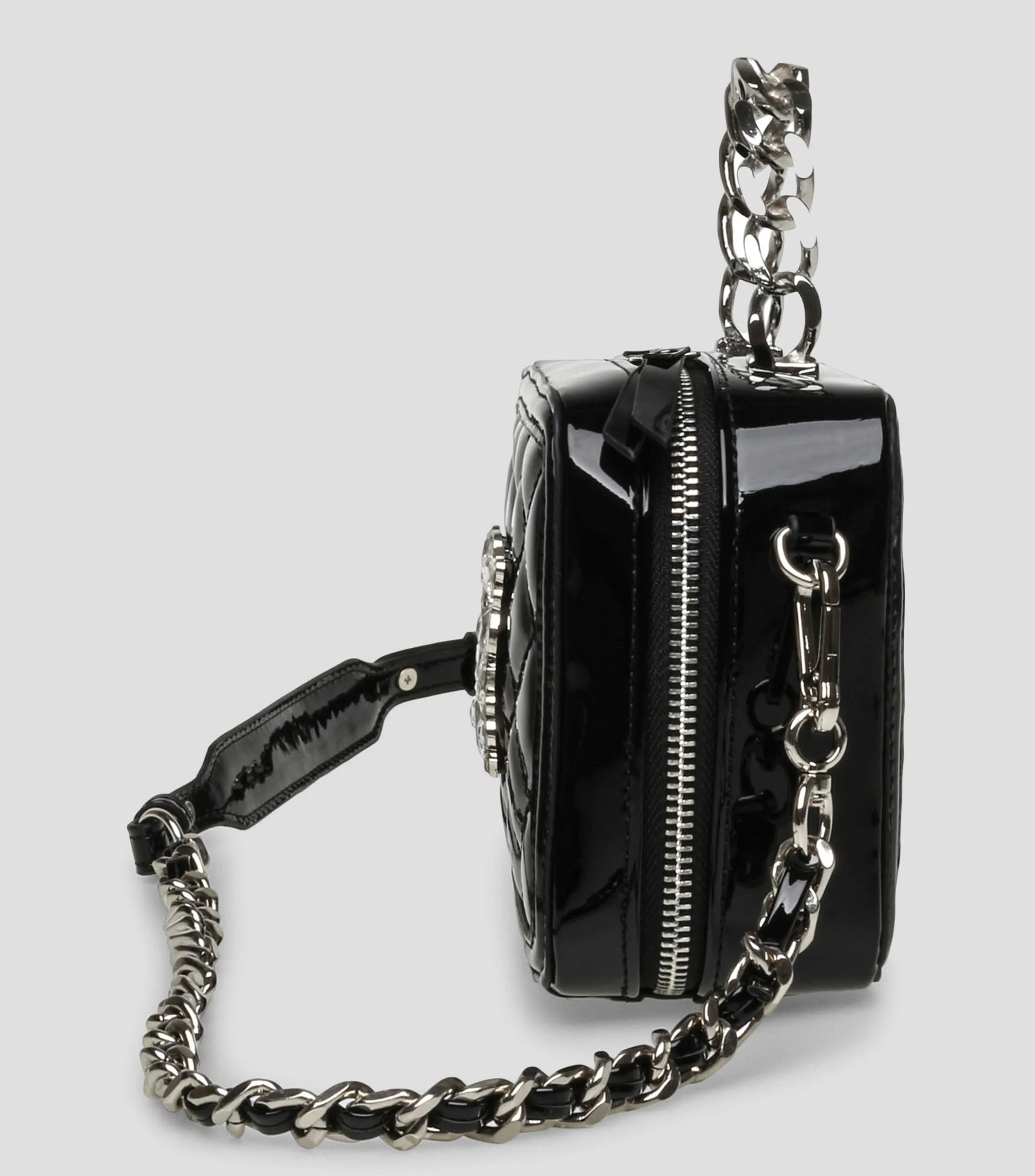 Steve Madden Bolso crossbody negro Bloving capitonado Mujer
