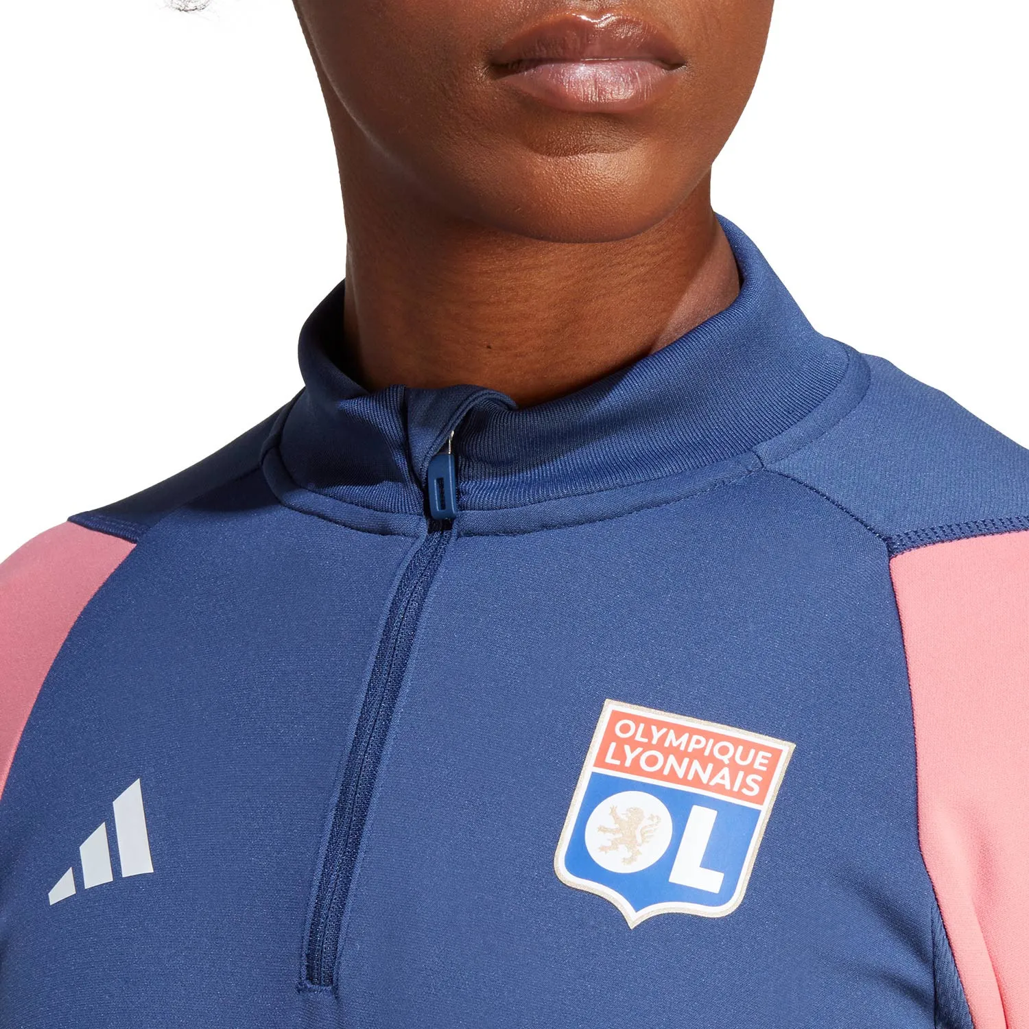 Sudadera adidas Olympique Lyon entrenamiento mujer
