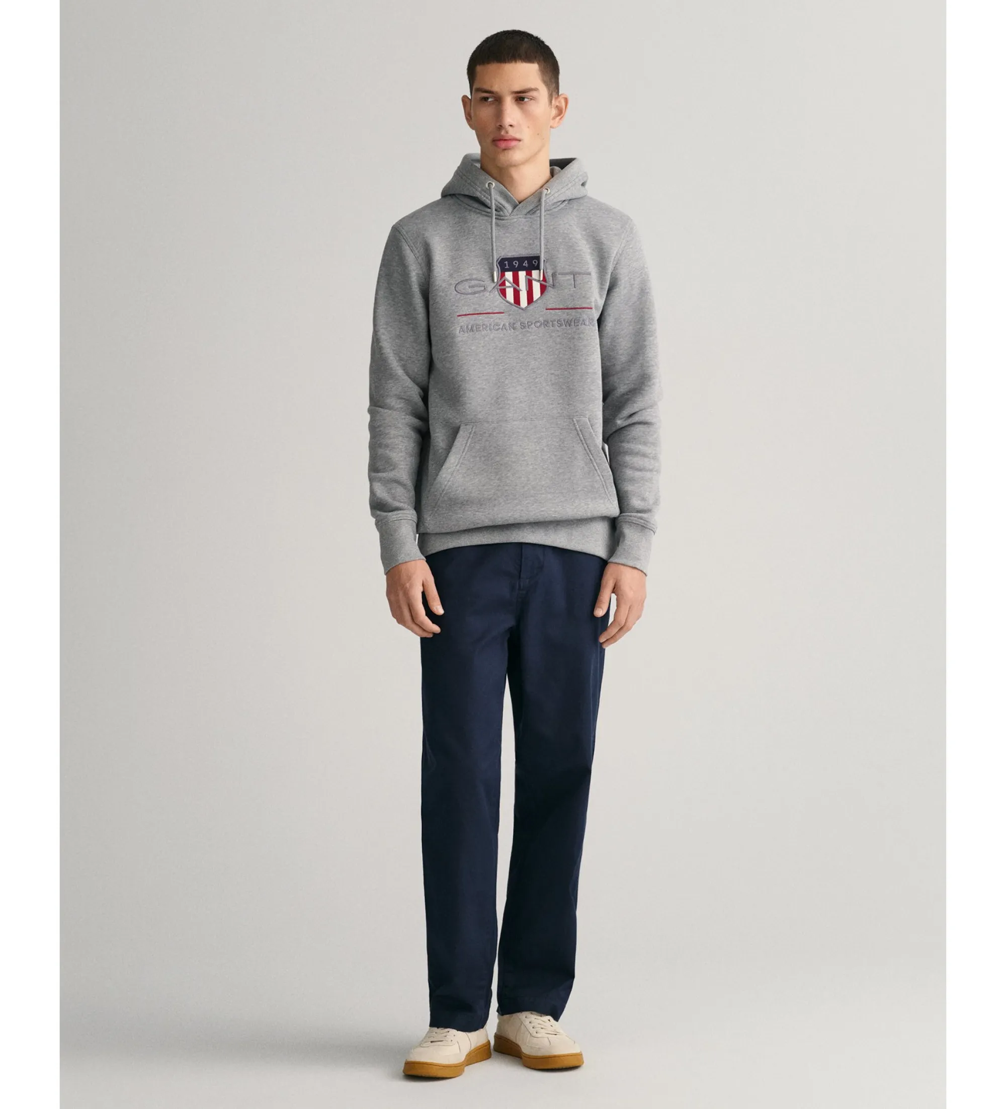 Sudadera con capucha Archive Shield gris
