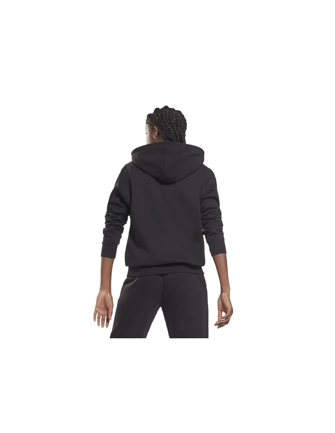 Sudadera con capucha Reebok Training Essentials Vector OTH Pullover W Black