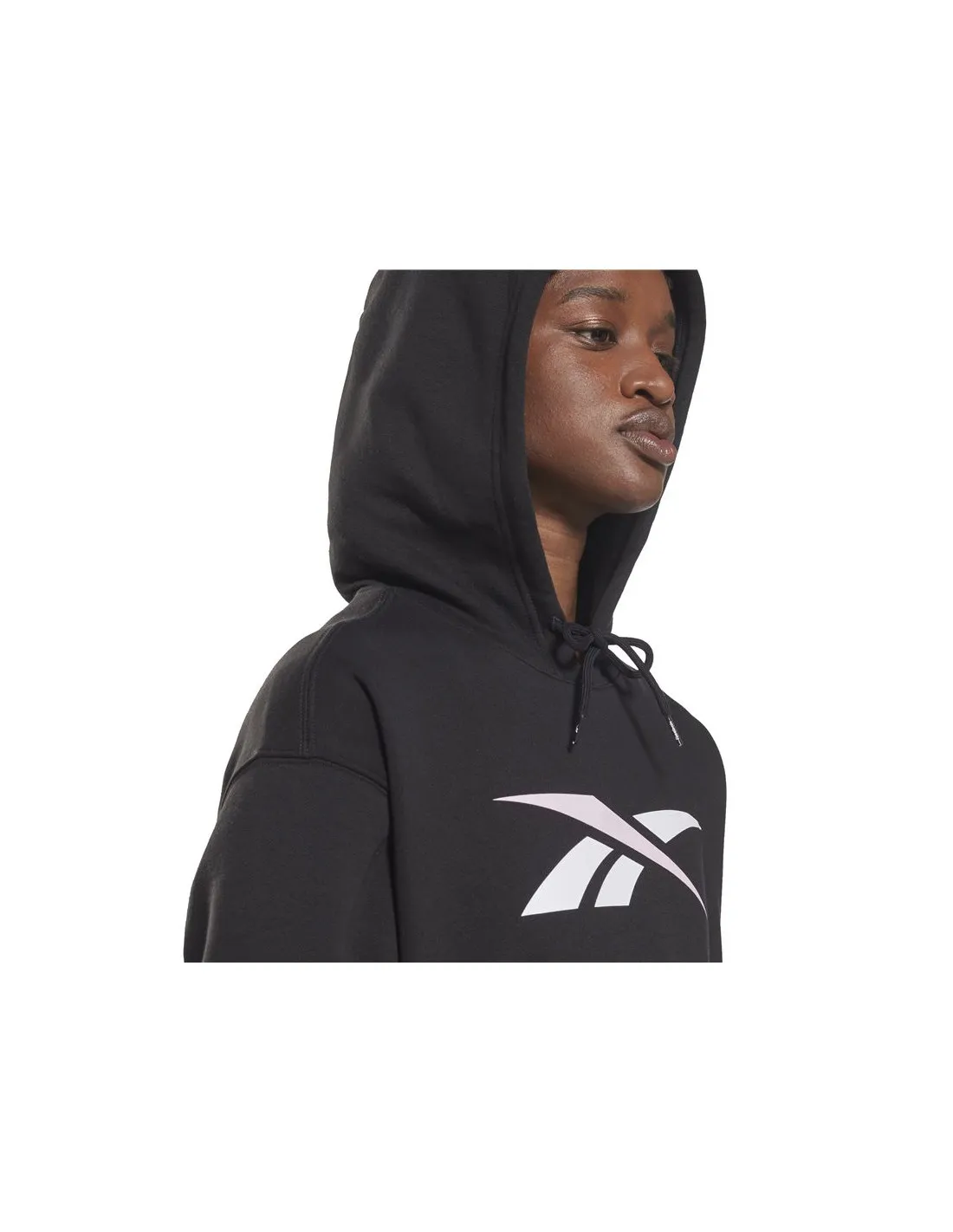 Sudadera con capucha Reebok Training Essentials Vector OTH Pullover W Black
