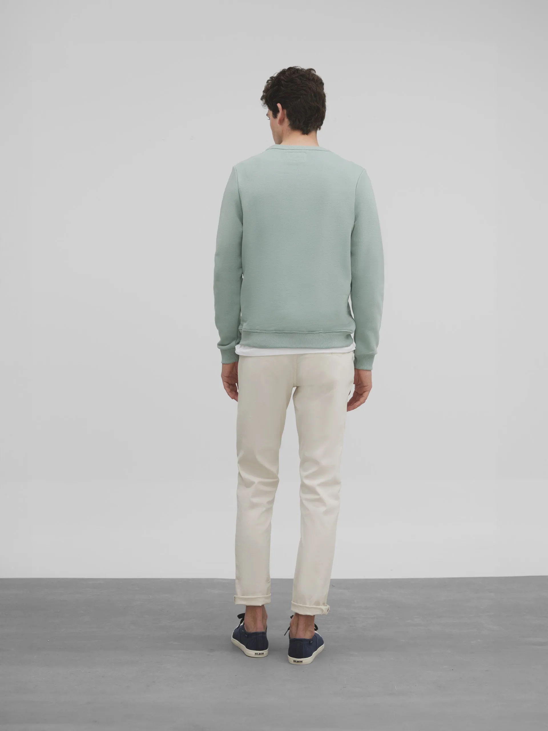 Sudadera ethnic pocket verde
