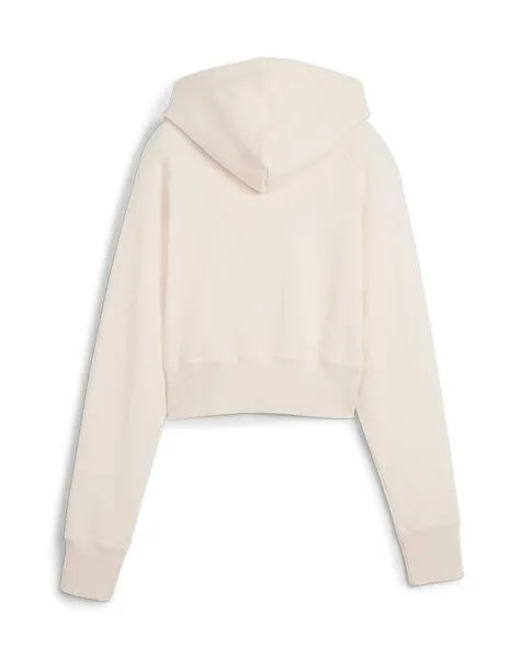 sudadera puma classics+ relaxed rosa de mujer.