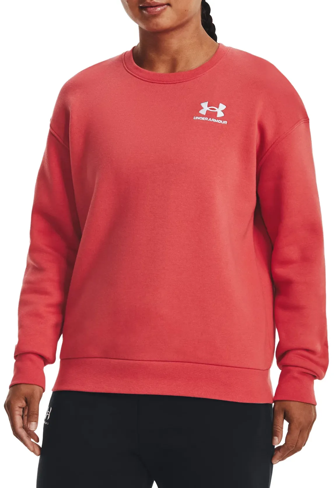 SUDADERA UNDER ARMOUR ESSENTIAL FLEECE CREWRED