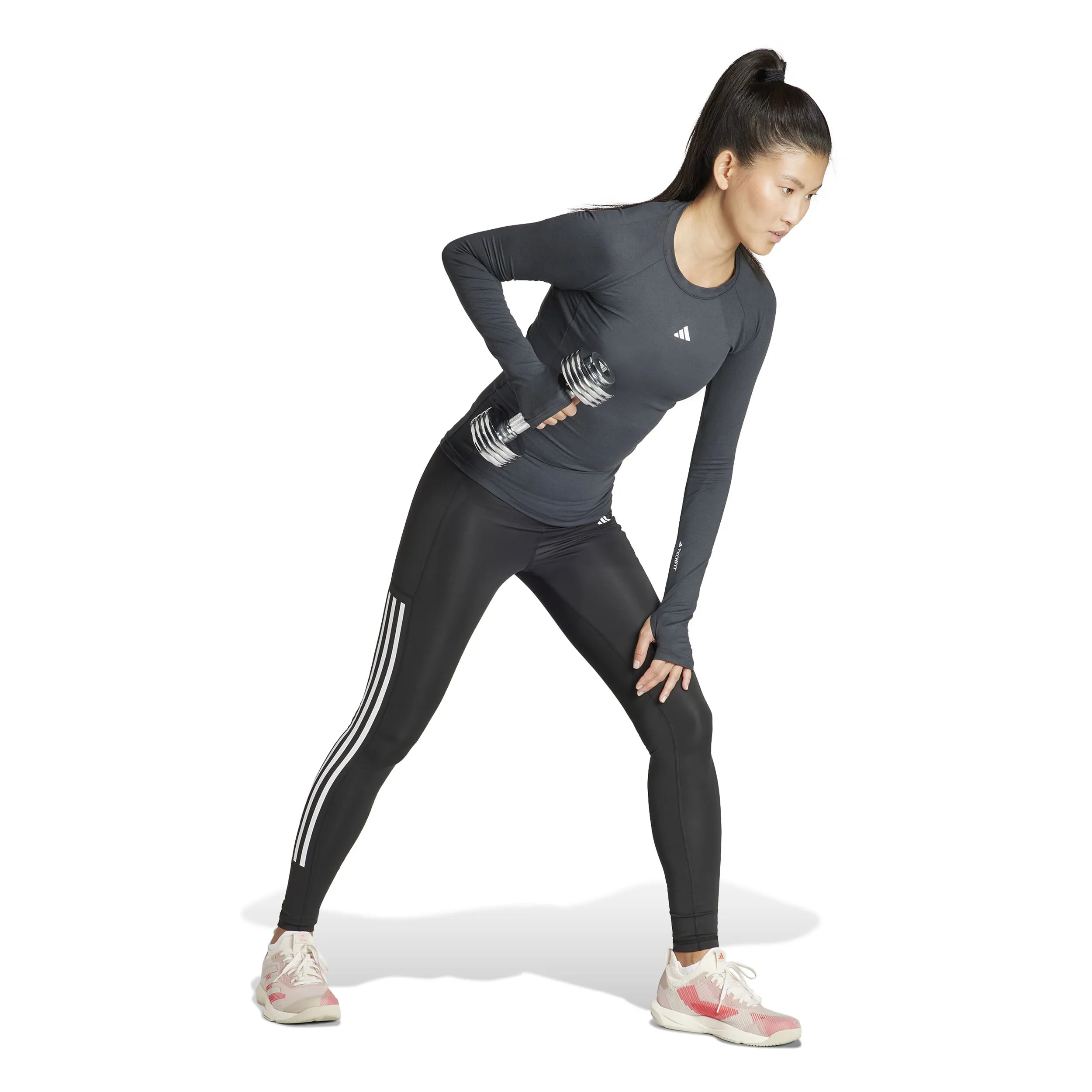 TECHFIT CAMISETA DE MANGA LARGA MUJERES