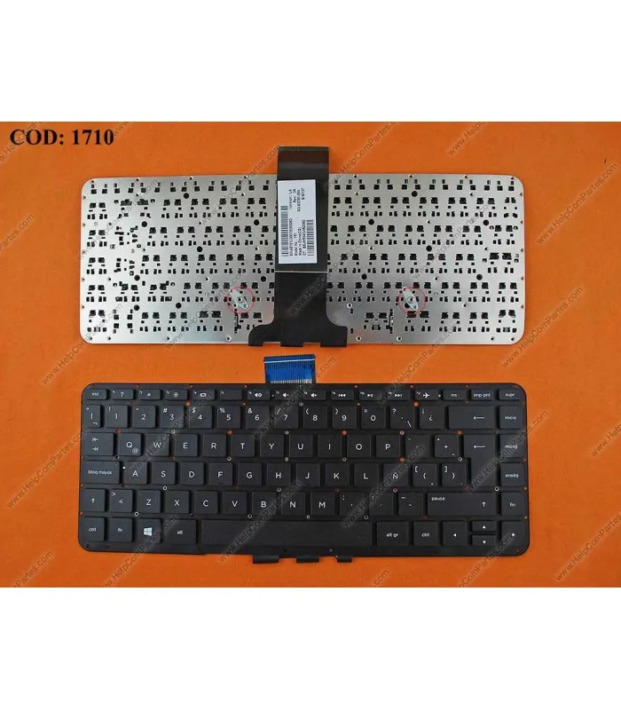 TECLADO HP ENVY 14U000 14TU000 13A SERIES SIN MARCO WIN8 BK LA