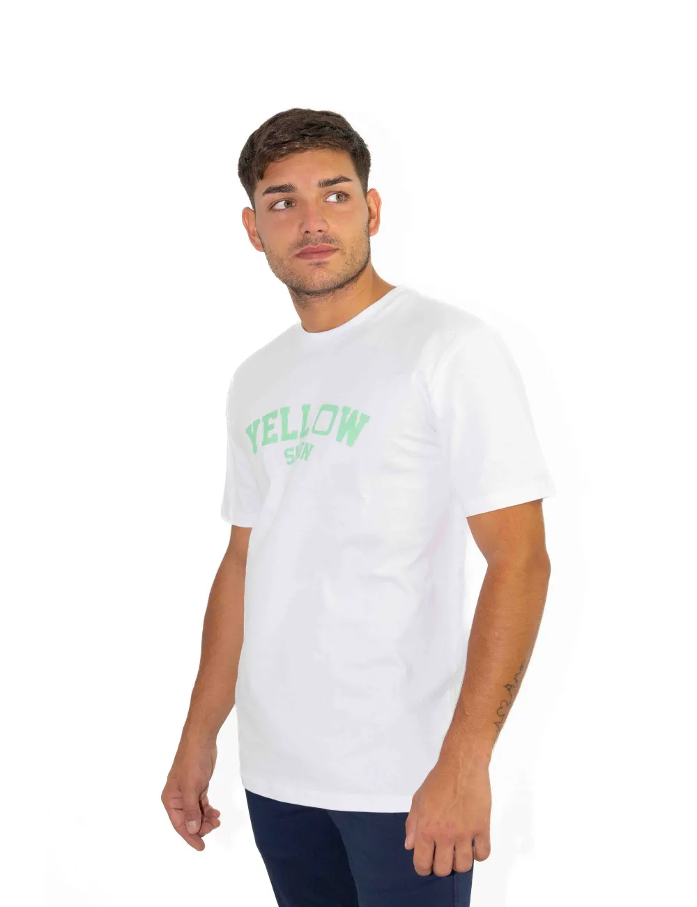 TEE 001 C/1 BLANCO ALGODÓN ORGANICO 100%
