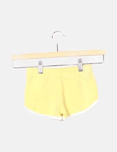 Tex Pantalón amarillo corto