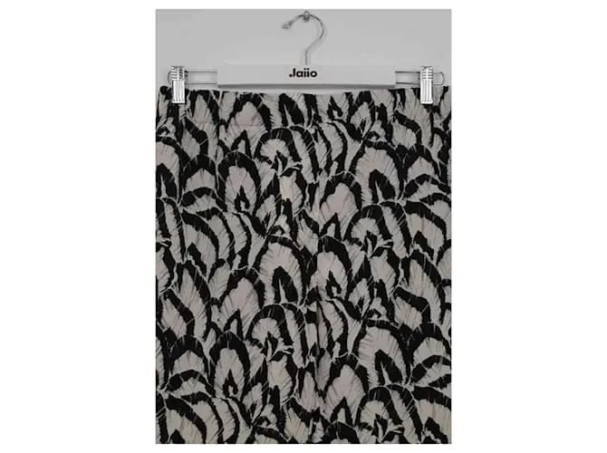 The Kooples Pantalones negros de corte ancho 