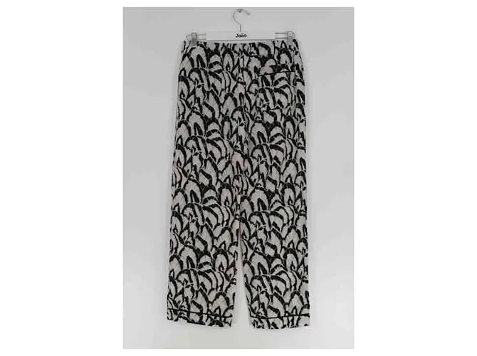 The Kooples Pantalones negros de corte ancho 