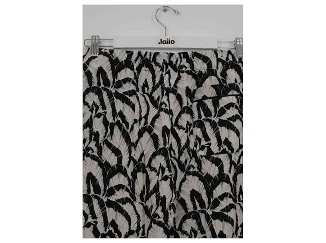 The Kooples Pantalones negros de corte ancho 