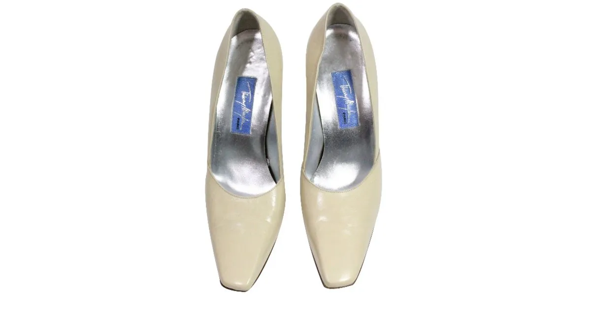 Thierry Mugler Tacones Beige 