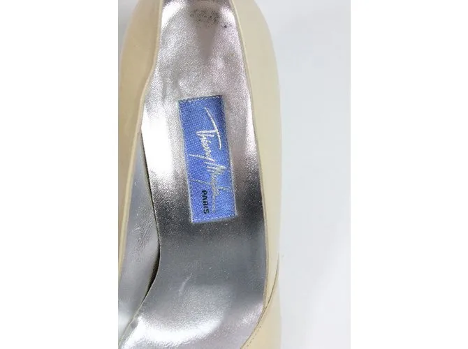 Thierry Mugler Tacones Beige 