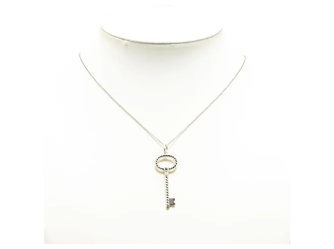 Tiffany & Co Collar llave ovalado Tiffany Twist Plata 