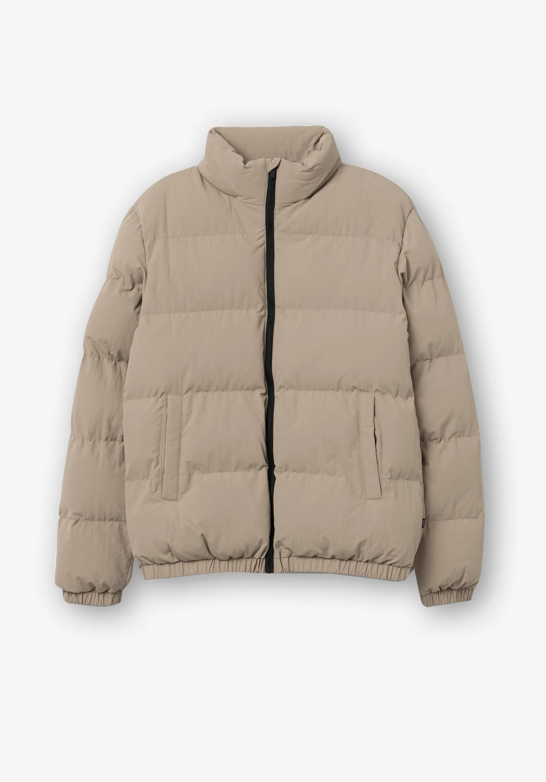 Tiffosi Denim – Abrigo acolchada estilo plumas beige