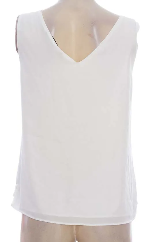 TOP / CAMISETA COLOR BLANCO  NAF NAF