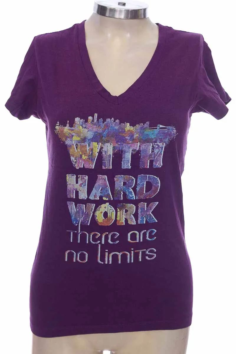 TOP / CAMISETA COLOR MORADO  CLOSEANDO