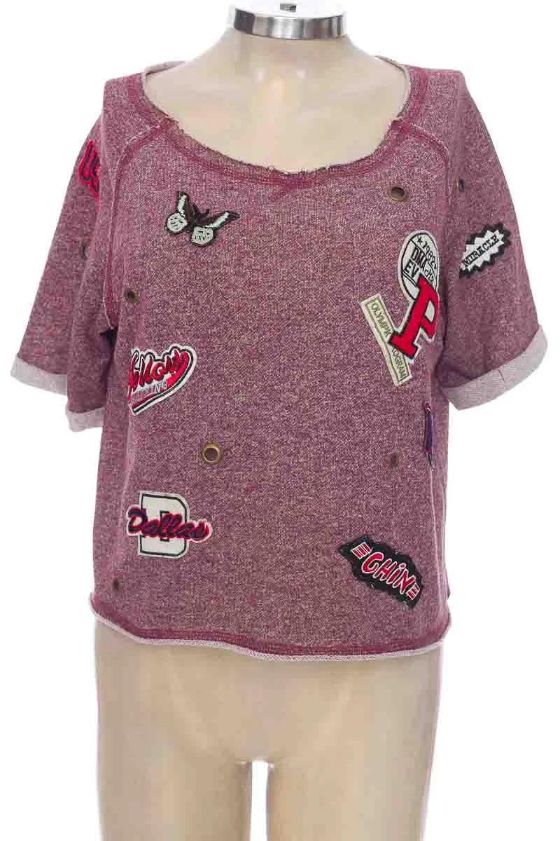 TOP / CAMISETA COLOR MORADO  KENZO