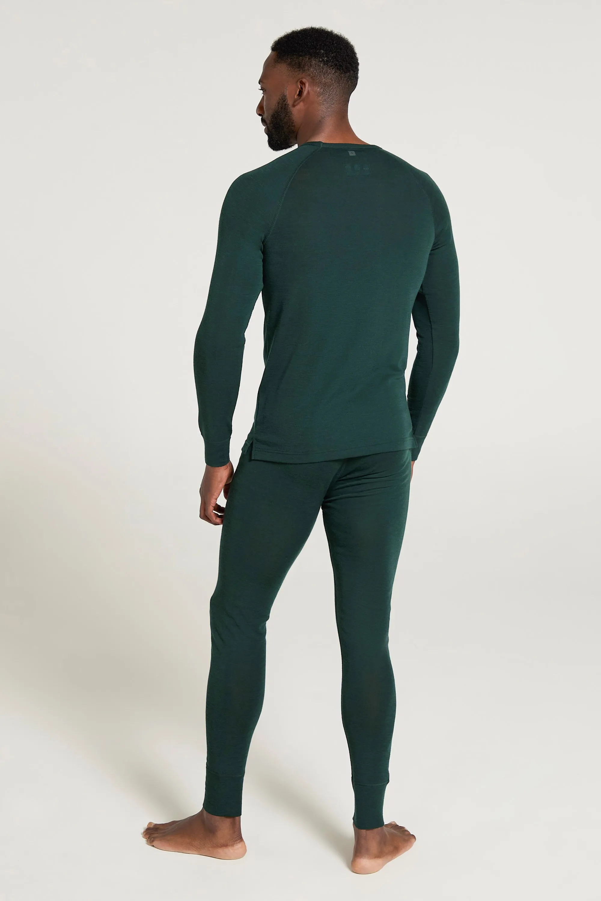 Top térmico de lana merino para hombre