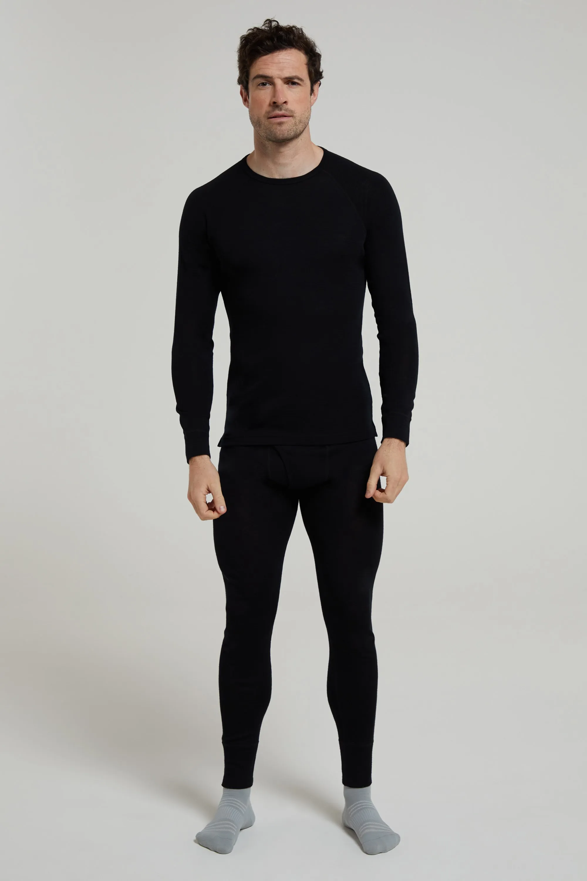 Top térmico de lana merino para hombre